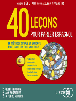 cover image of Quarante leçons pour parler espagnol